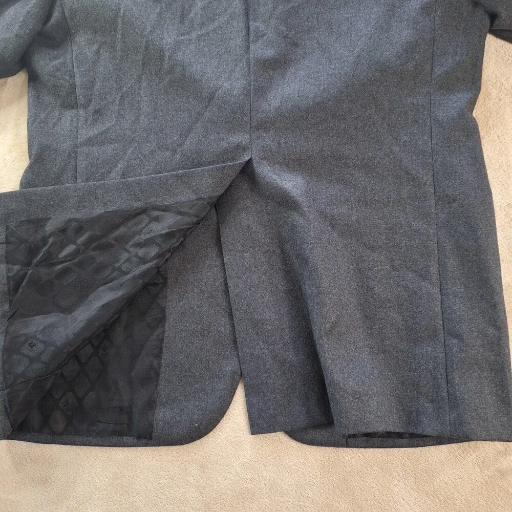 Louis Roth Blazer Mens 41S Gray Wool Two Button Sport Coat Jacket Tailored USA